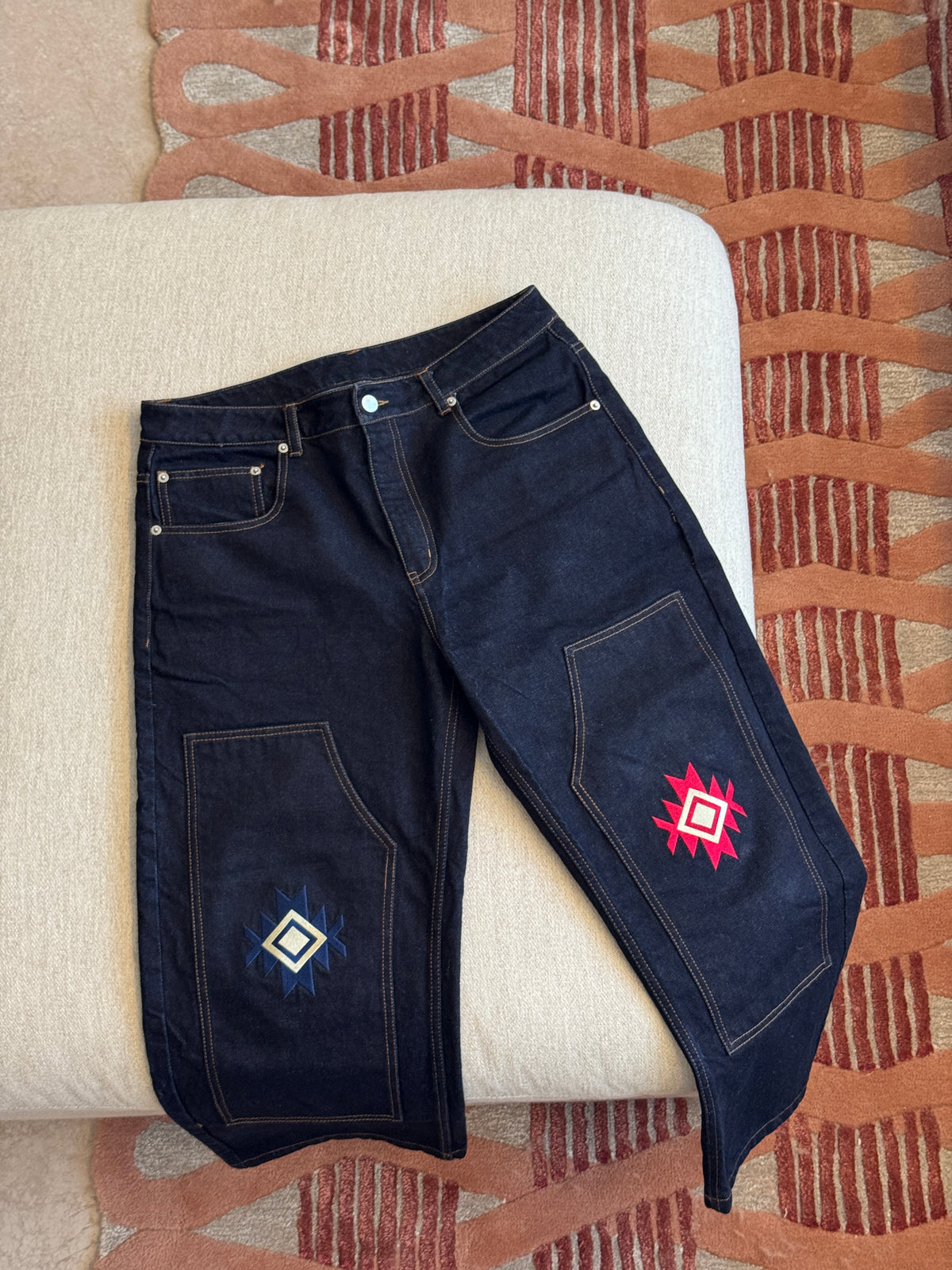 Outlaw Denim Motif Jeans