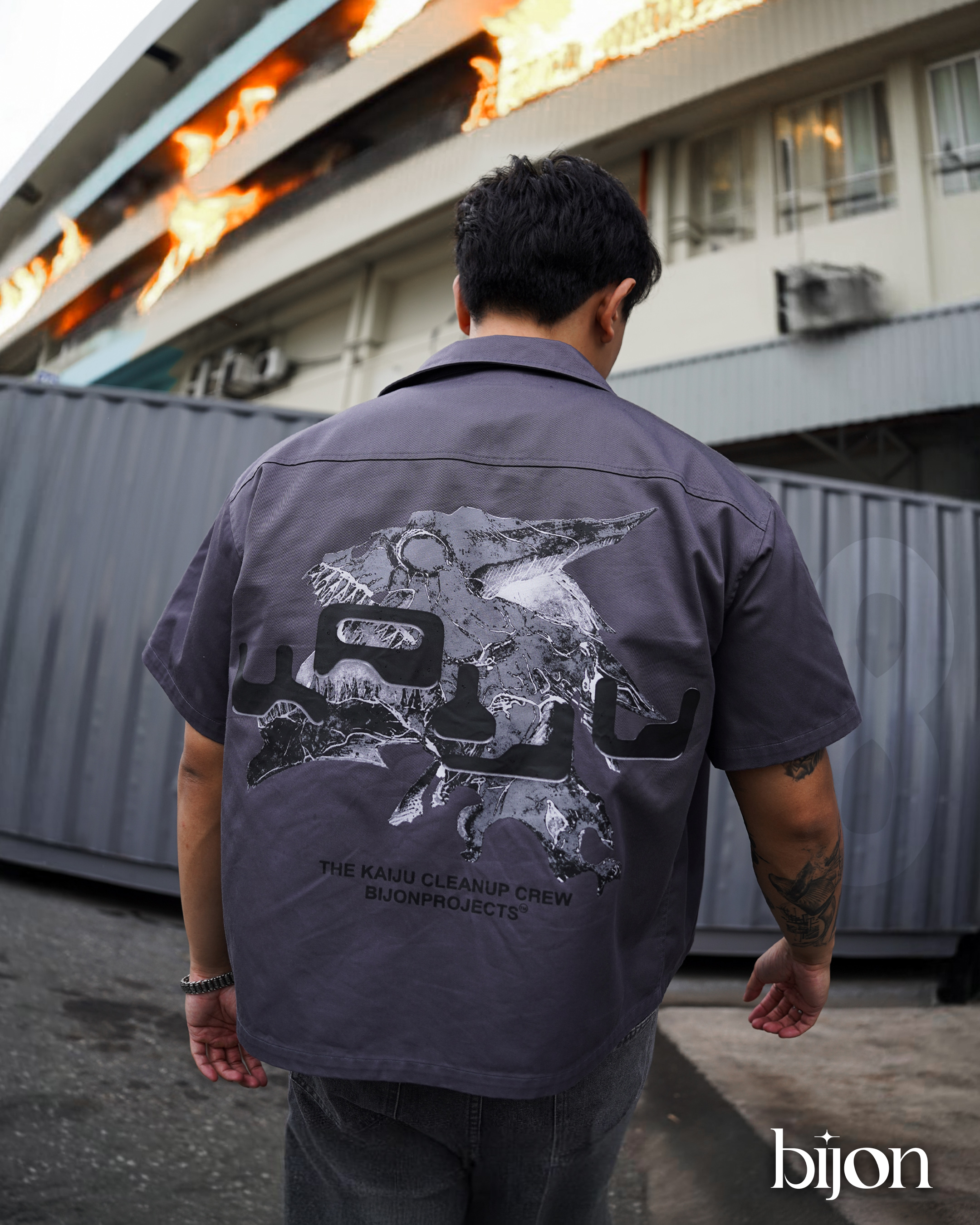 Kaiju Cleanup Crew Workwear Shirt