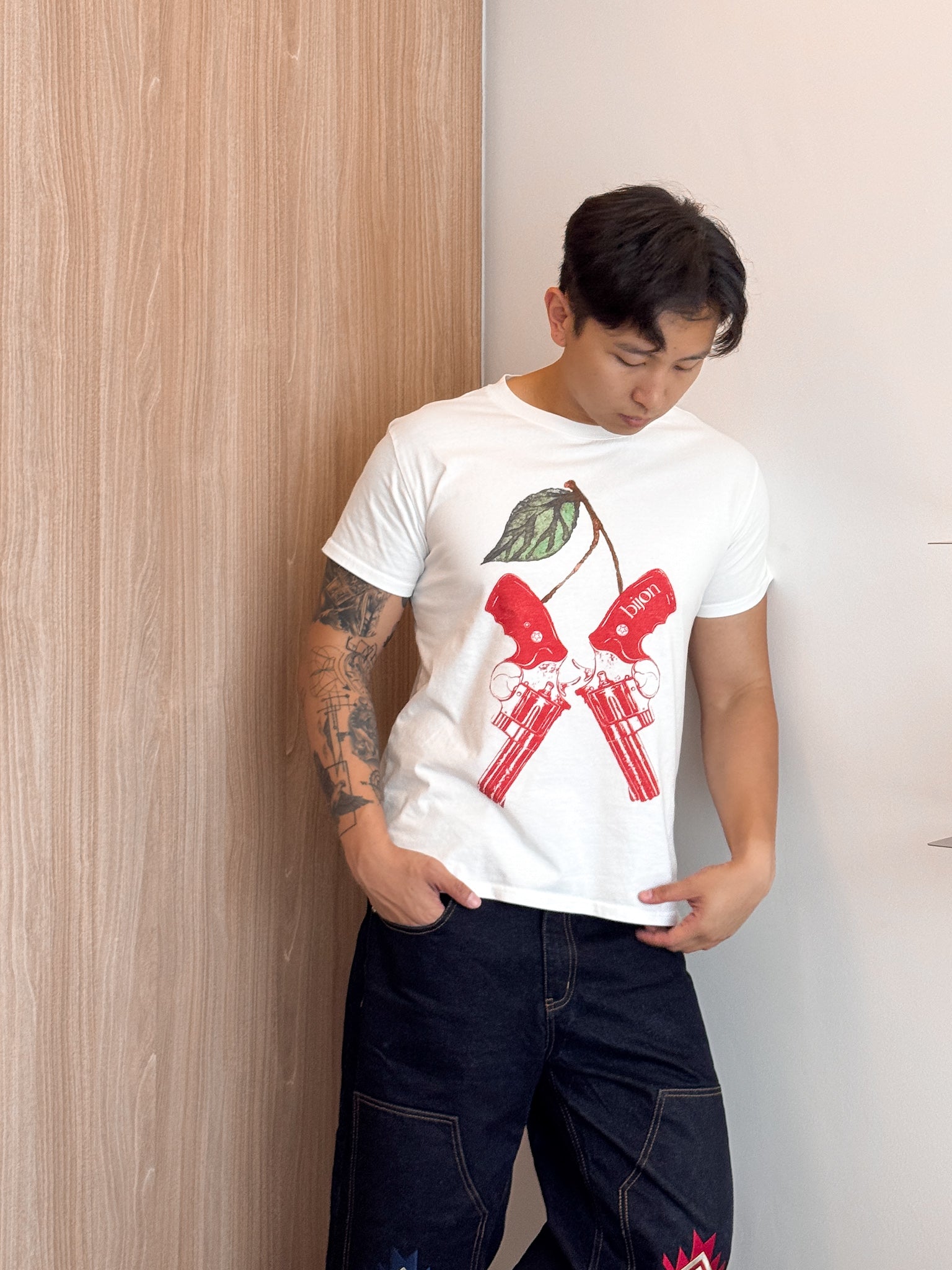 Cherry 90s Slim Fit T-Shirt