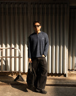 "TRULY STRONG" Waffle Henley Tee