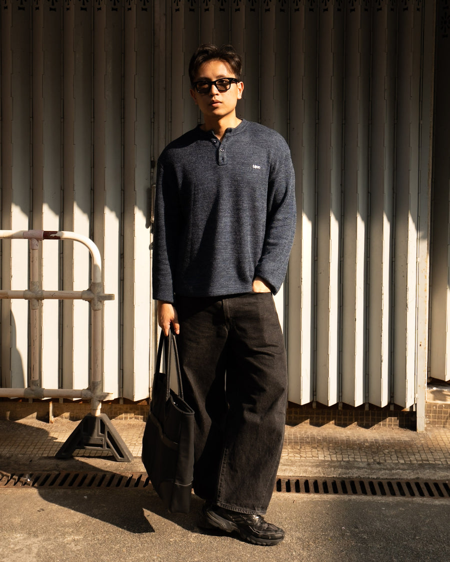 How others wore "TRULY STRONG" Waffle Henley Tee