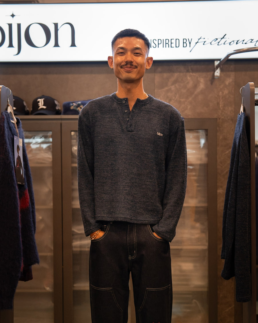 How others wore "TRULY STRONG" Waffle Henley Tee
