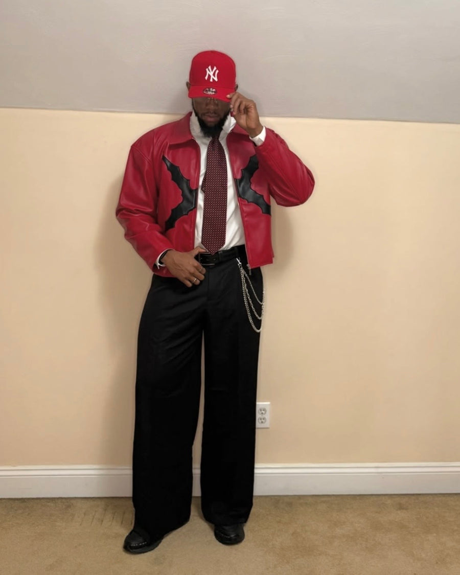 How others wore Captain Faux Leather Jacket