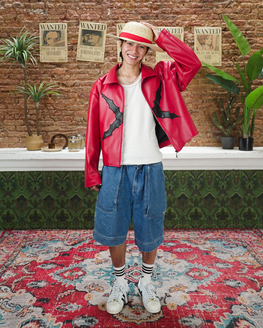 Captain Faux Leather Jacket