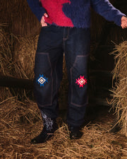 Outlaw Denim Motif Jeans