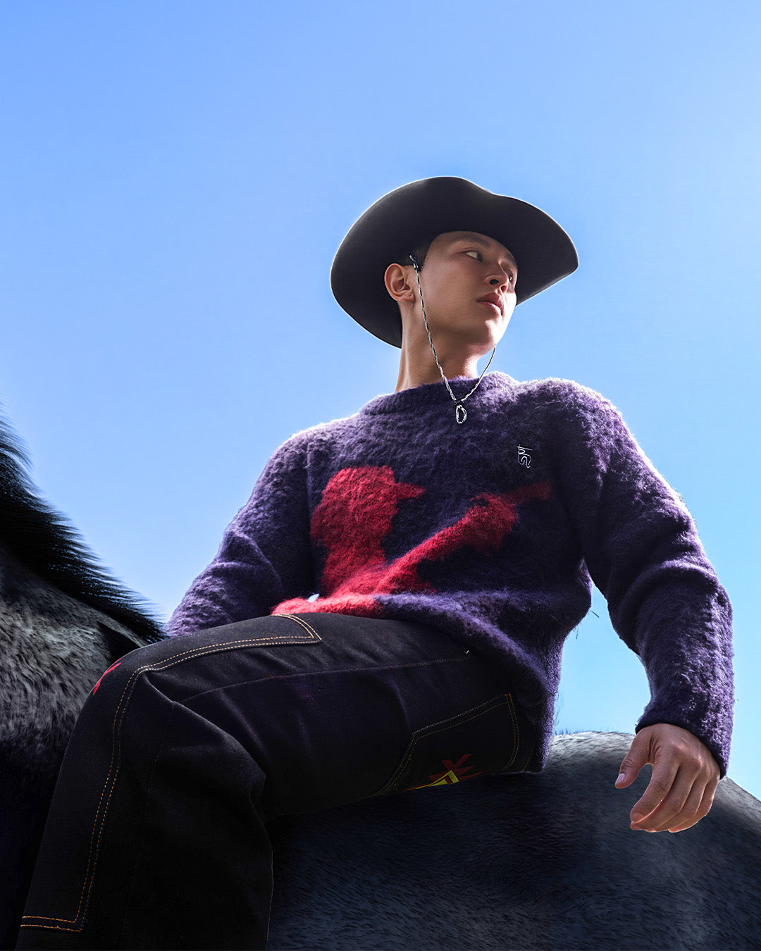 Outlaw Mohair Knit Sweater
