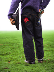 Outlaw Denim Motif Jeans
