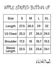 Apple Striped Button Up
