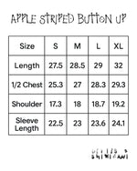 Apple Striped Button Up