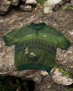 "NO ENEMIES" Knitted Polo Tee (PREORDER)