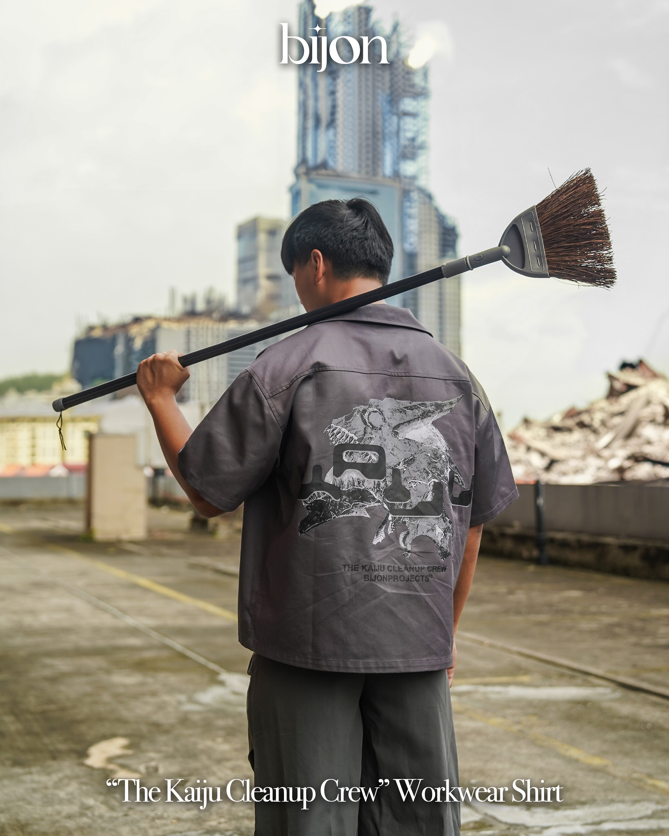 Kaiju Cleanup Crew Workwear Shirt